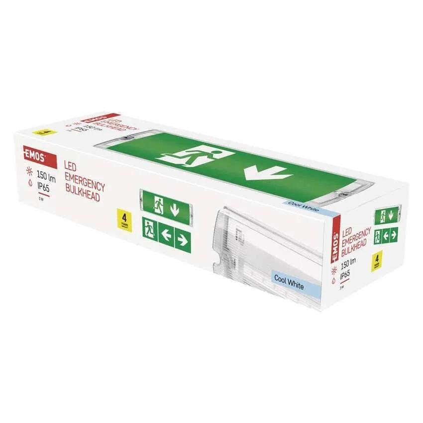 Éclairage d'urgence LED 3W 6500K 150lm 3h IP65 montage apparent NESSI EMOS