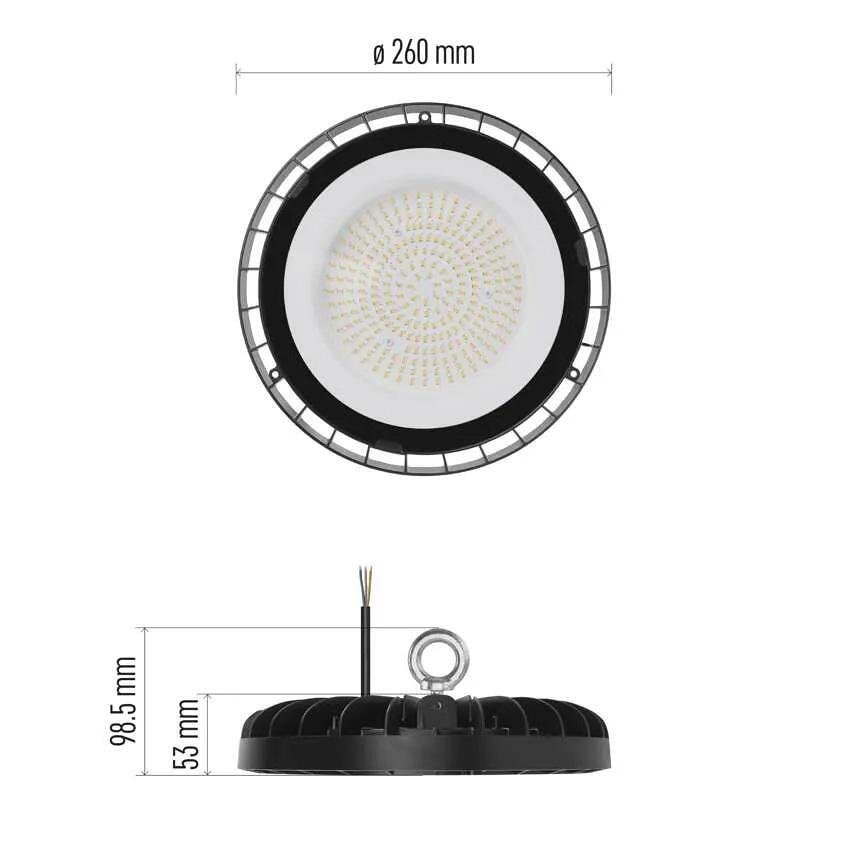 LED High Bay Luminaire 133W 4000K 16000lm 110° 50000h IP65 CORUS EMOS