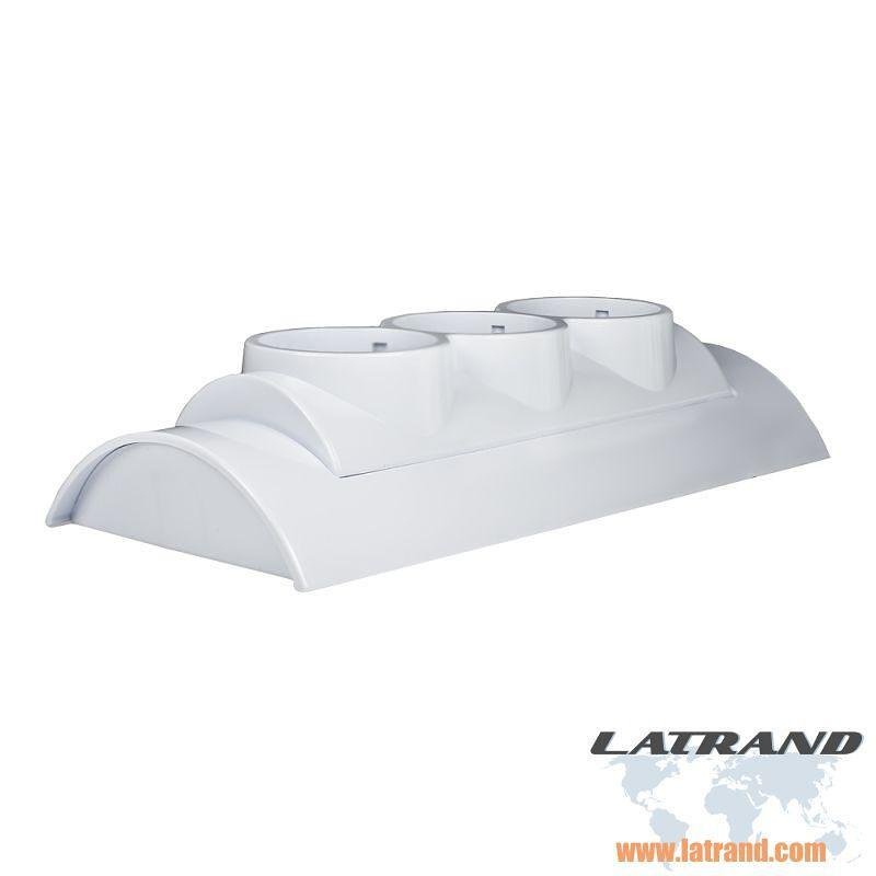 Contact extérieur triple blanc montage en surface - 7133, ATRA