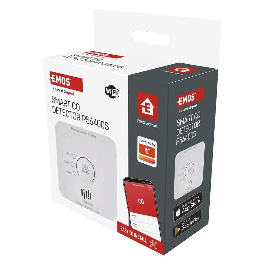 Ασύρματος αισθητήρας CO με σειρήνα 85dB TCS0101W Wi-Fi GoSmart EMOS