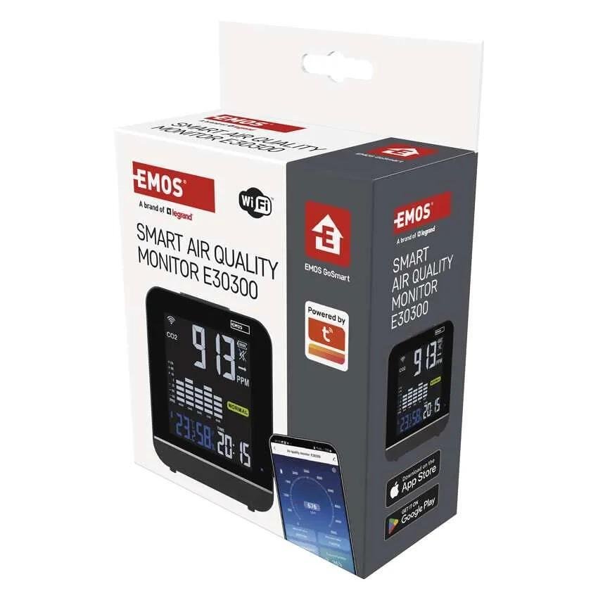 Αισθητήρας υγρασίας, θερμοκρασίας και CO2 Wi-Fi GoSmart EMOS