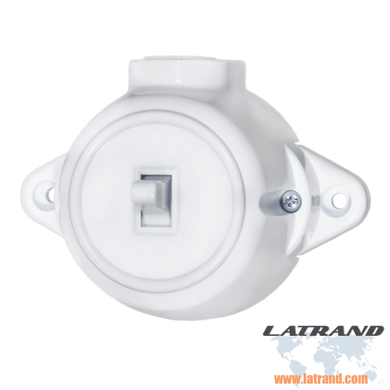 ATRA - Interrupteur monopolaire 10A montage en surface IP21 blanc - 5121, ATRA