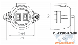ATRA - Interrupteur série 10A montage en surface IP21 blanc - 5125, ATRA