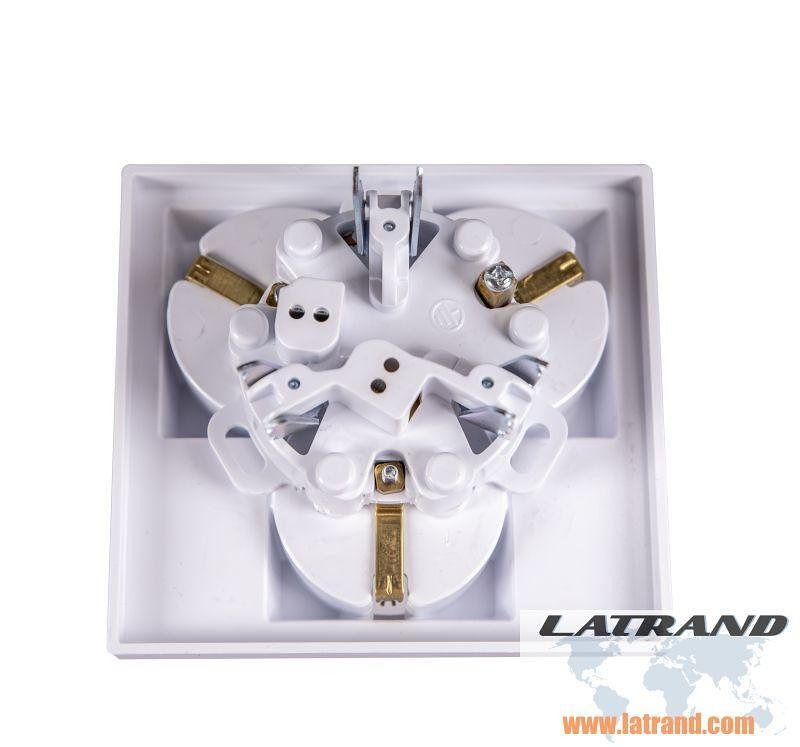 Contacto triple Atra blanco para empotrar en enchufe unitario - 5305