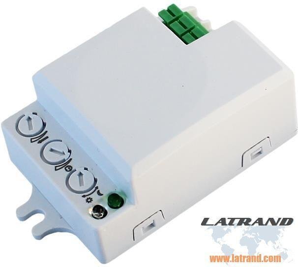Sensore di movimento MW, per montaggio sopra controsoffitto, 360°, raggio 9m @ h=1.1m, IP20, bianco, Commel - C313-101
