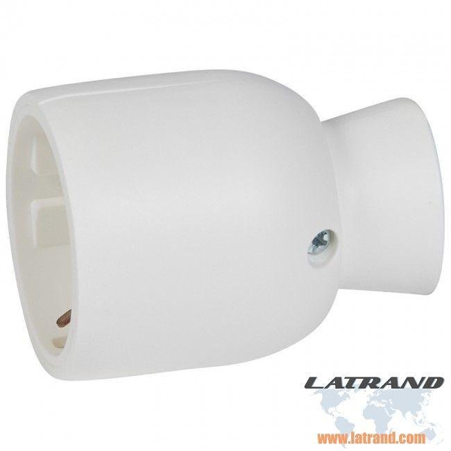 Couplage blanc 2P+T 16A 250V /15pcs/ - 50317