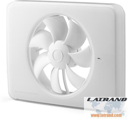 Ventilatore Intellivent f100-120mm, colore Bianco, 134m3/h, 5.5W, 21dB Fresh - V197276, FRESH & PAX