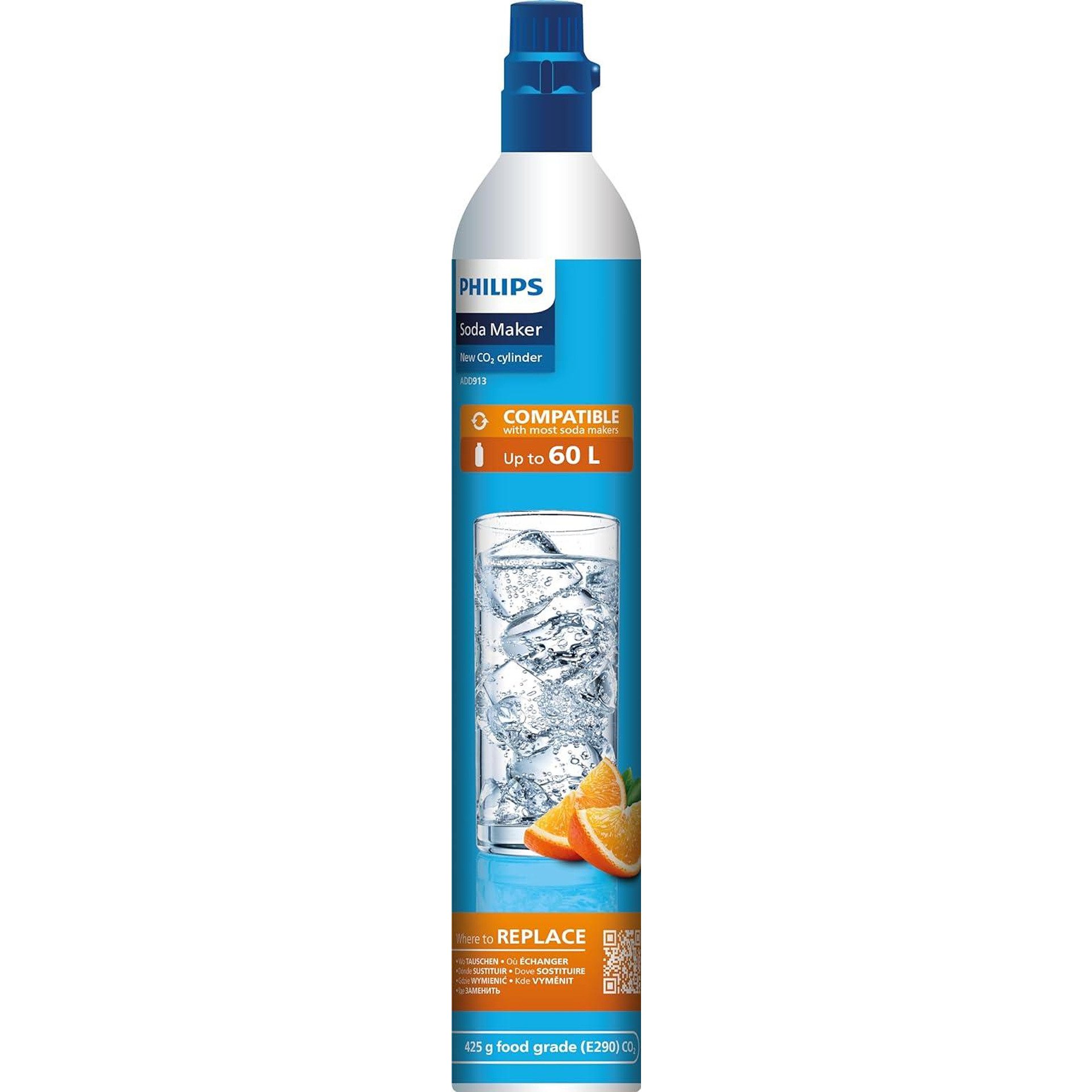 CO2-Zylinder FÜR SODAMASCHINE PHILIPS - ADD913/10