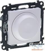Διακοπτής ρυθμιστής στροφικό R=5-300W L=5-300VA LED=5-75W χρώματος λευκό Valena Life Legrand - 752160