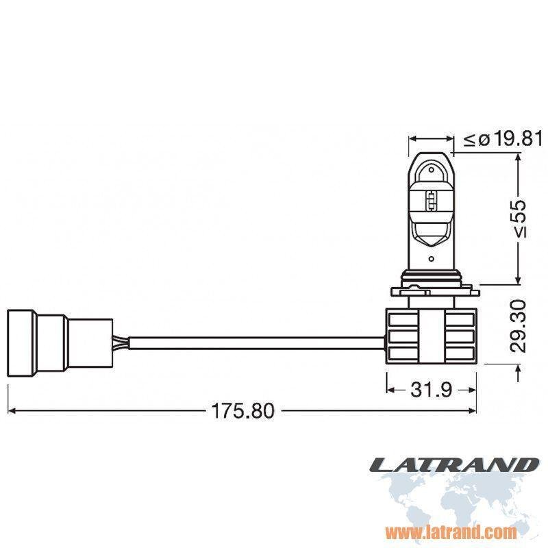 2бр. Osram HB4 LEDriving HL 9736CW 14W 12V/24V P22D FS2 - 2065027