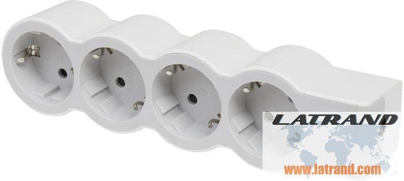 Verteiler 4x2P+E ohne Kabel Standard NEU Legrand 694575 WEISS