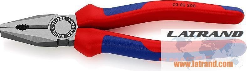 Clește combinate, Ø2,5mm 200mm, 03 02 200, KNIPEX - K0302200