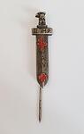 Italy, fascism, gladius brooch for the day of the two crosses