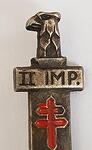 Italy, fascism, gladius brooch for the day of the two crosses