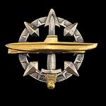 French Superior Submariner Brevet Chest Badge