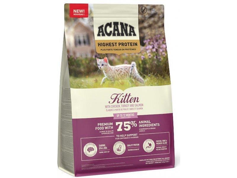 ACANA KITTEN CHICKEN, TURKEY, SALMON DRY CAT FOOD