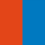 Flame Orange/UN Blue