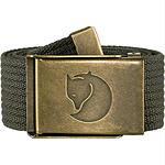 Canvas Brass Belt 4 cm