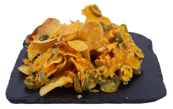 Запечен картофен чипс с чушки Халапеньос и чедър