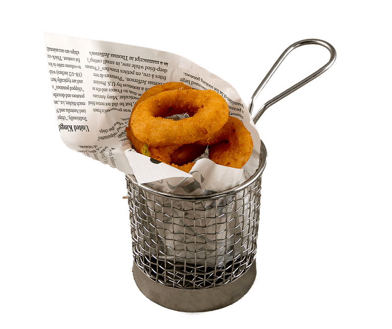 Панирани лучени кръгчета