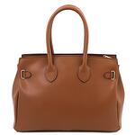 Дамска италианска чанта от естествена кожа Tuscany Leather TL Bag TL142174