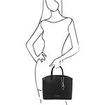 Италианска дамска чанта от естествена кожа Tuscany Leather TL KEYLUCK TL142212