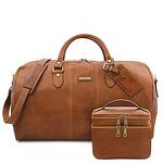 Комплект кожени чанти за пътуване MARCO POLO TL142248