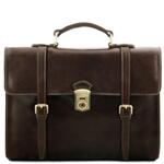Италианска мъжка бизнес чанта за лаптоп до 14'' Viareggio TL141558
