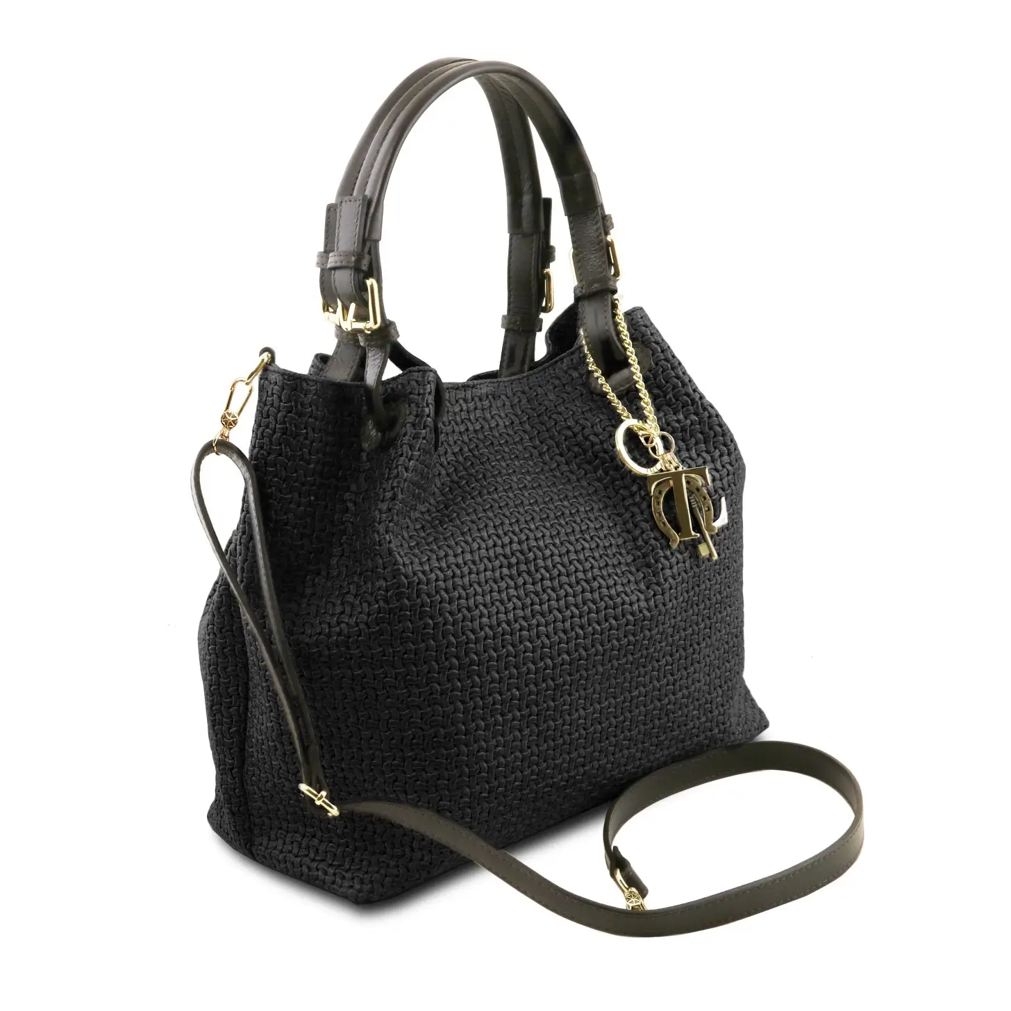 Италианска дамска чанта от естествена кожа Tuscany Leather TL KeyLuck TL141573