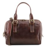 Италианска чанта от естествена кожа Eveline TL141714
