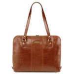 Италианска дамска бизнес чанта за лаптоп до 15.6'' Tuscany Leather Ravenna TL141795