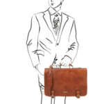 Италианско мъжко бизнес куфарче ANCONA TL142073