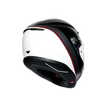 K6 AGV ECE MULTI MINIMAL PURE MATT BLACK/WH/RED