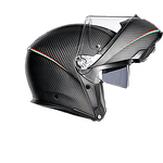 SPORTMODULAR AGV TRICOLORE MATT CARBON/ITALY