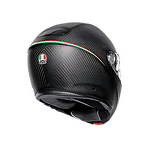 SPORTMODULAR AGV TRICOLORE MATT CARBON/ITALY