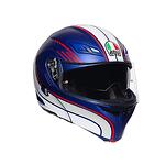 COMPACT ST AGV E2205 BOSTON MATT/WHITE/RED