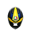 K6 AGV ECE MULTI MPLK JOAN BLACK/BLUE/YELLOW