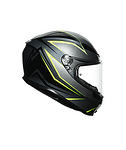 K6 AGV ECE MULTI MPLK FLASH GREY/BLACK/LIME