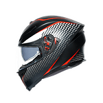 K5 S E2205 MULTI - THUNDER MATT BLACK/WHITE/RED