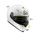 K5 S AGV SOLID MPLK PEARL WHITE