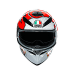 K3 SV AGV E2205 MULTI MPLK BUBBLE GREY/WHITE/RED