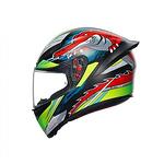 K1 S AGV E2206 DUNDEE MATT LIME/RED