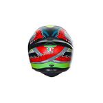 K1 S AGV E2206 DUNDEE MATT LIME/RED