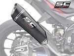 SC1-R carbon exhaust (350 mm), specific for SC-Project 4-2-1 само за писта