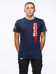 ТЕНИСКА PADDOCK T-SHIRT BLUE RED STRIPE