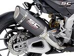 SC1-R carbon exhaust (250 mm) САМО ЗА ПИСТА