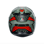 КАСКА K3 AGV E2206 - DECEPT MATT BLACK/GREEN/RED