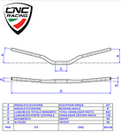 1-1/8 inch diameter tapered handlebars