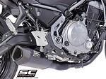 2-1 Stainless steel full exhaust system, with SC1-R GT titanium exhaust, matt black евро 5