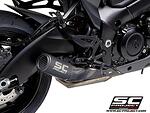 CR-T titanium exhaust, matt black, with stoneguard grid евро 4